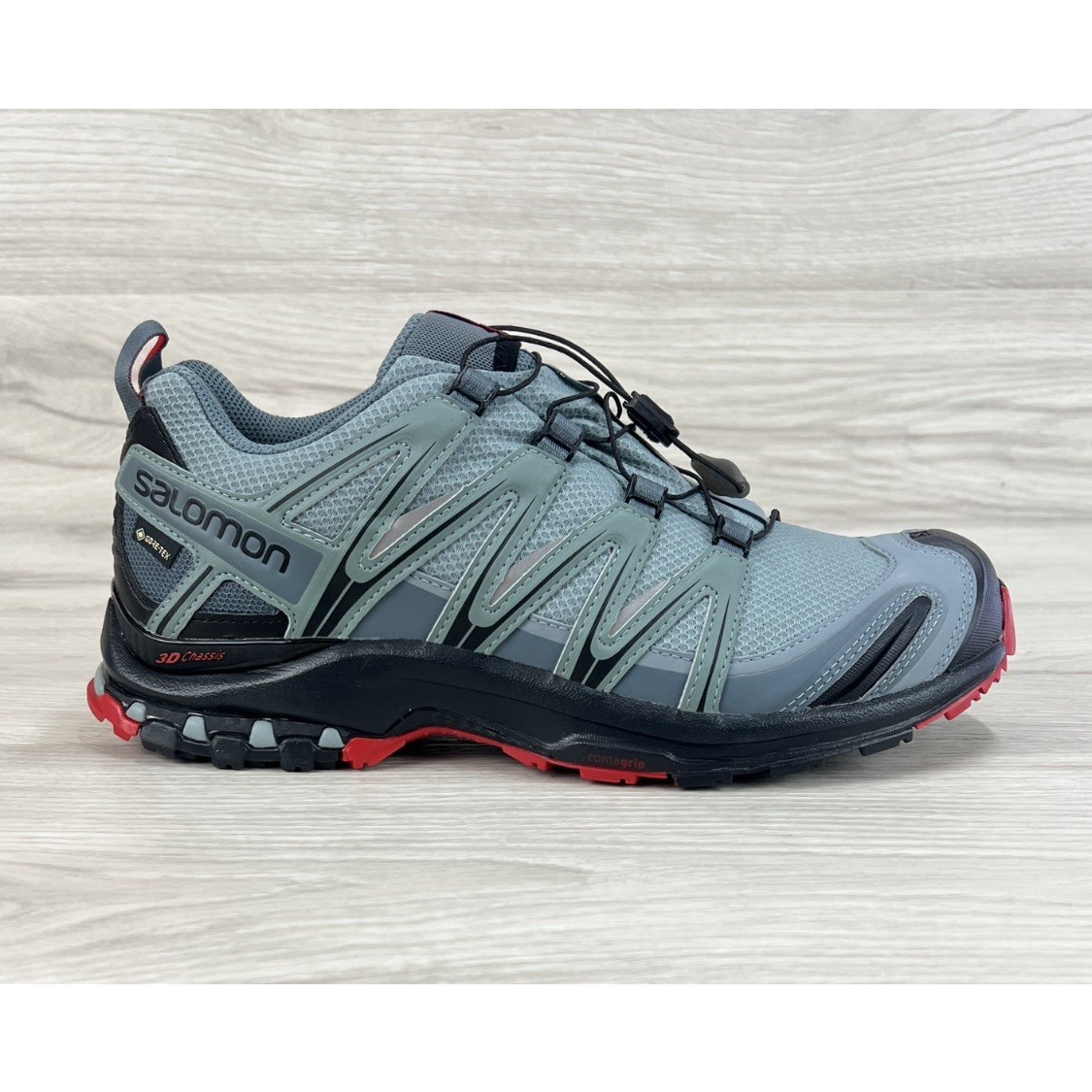 Scarpe da trail running Salomon XA Pro 3D GTX grigie 407894 da uomo taglia 10 5