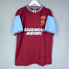 MEN RETRO REPLICA WEST HAM UNITED 1993/1994 SOCCER FOOTBALL SHIRT JERSEY SIZE L