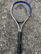 Vintage HEAD i.S2 Tennis Racquet White/Blue 115 in Head Grip 3 5/8" MPN i.S2