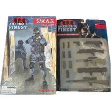 America's Finest SWAT Team Leader Action Figure | Weapon Set | Original Package