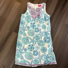 Lilly Pulitzer x Target Girls Tropical Sea Dress Size XL 14/16 Sleeveless