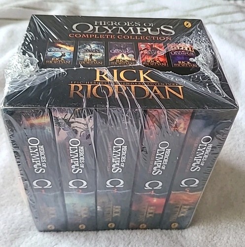 Heroes Of Olympus Complete Collection 5 Books PB Box Set by Rick Riordan