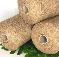 Italian Cashmere Wool Yarn Cone Fingering Weight for Knitting USA TARIFF FREE