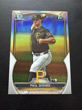 PAUL SKENES 2023 Bowman Chrome Draft 1st #BDC-14 Refractor Rookie RC