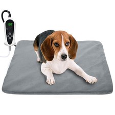 Electric Pet Dog Cat Heating Pad Indoor Waterproof Auto Power 18x18 Inch