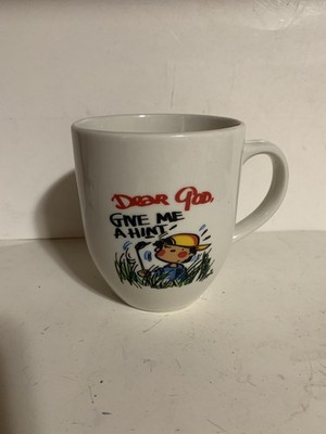 DEAR GOD CUP/MUG   GIVE ME A HINT  ROYAL NORFOLK