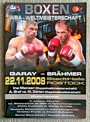 GGG Gennady Golovkin vs Malik Dziarra Boxing Program 2008 HUGO HERNAN GARAY