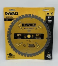 DEWALT DW3184 Construction 8-1/4" 40T Tungsten Circular Saw Blade FS