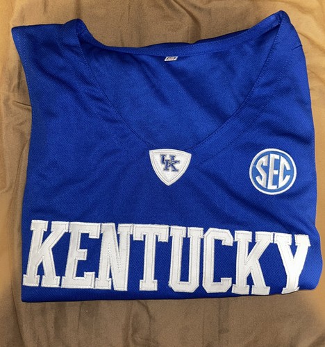 Kentucky Wildcats Basketball Jersey Tyrese Maxey #3 NCAA Blue Mens L RARE - Picture 3 of 6