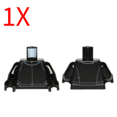 Lego 973pb2134c01 Torso SW First Order Crew Member Uniform Pattern Black