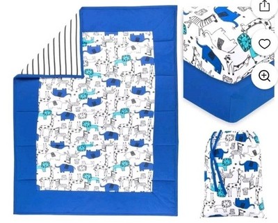 Little Star 3 Piece Crib Bedding Set-2 Sheets & Comforter 100% Organic Cotton 
