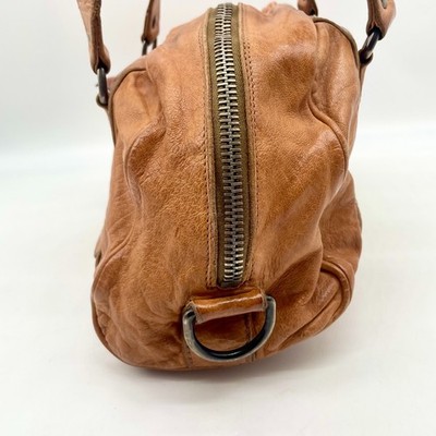 Miu Miu Handbag Brown Leather Flower 64 Archive bag Vintage Y2K