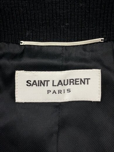 Giacca Teddy SAINT LAURENT taglia 48 lana nero V85S 354718 Y180W 1070