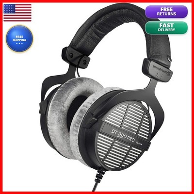 Beyerdynamic DT 990 PRO Over-Ear Studio Monitor Headphones - Open-Back Stereo