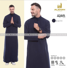 SALE Muslim Men Arab Saudi Style Robe Abaya Islamic Kaftan Prayer Clothes Thobe