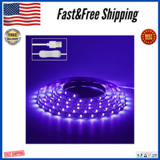 6.6FT/2M LED Black Light Strip - 120 Units LED UV Wick 395-400nm, USB DC 5V, USA