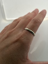 10k White Gold Wedding Ring Frederick Goldman - 9