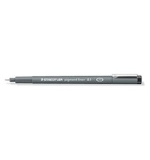 Staedtler ST 308019 PIGMENT LINER FINELINER 0.1 MM, Black