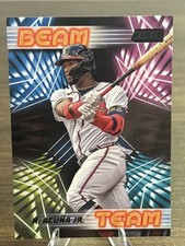 2023 Topps Stadium Club Ronald Acuna Jr. Beam Team Black Parallel 16 /25 SSP