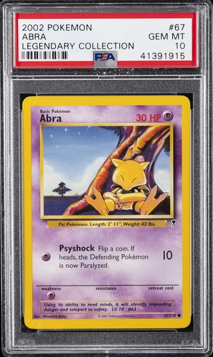 Abra graded PSA 10 for sale on eBay