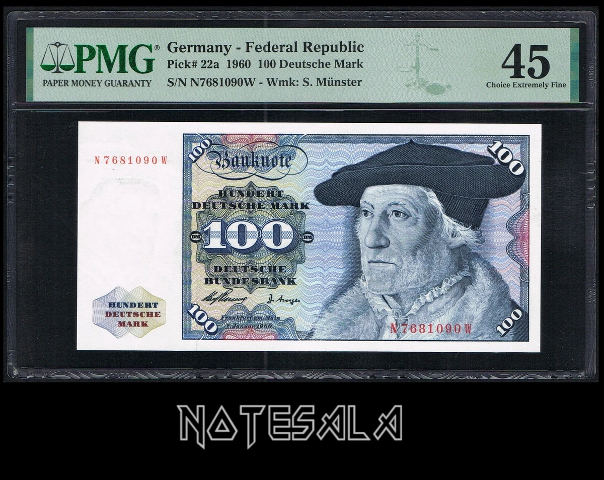 100 Deutsche Mark 紙幣と銀貨 100 德国马克| eBay