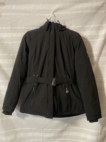 Chaqueta Parka con cinturón negra con capucha Zeroxposur para mujer talla M 35,00 - Imagen 3 de 3