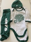 New York Jets NFL Baby 3 Piece Set, Size 3/6 Months NYJ — photo 1