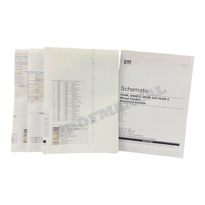 Caterpillar 950M 950M Z 962M 962M Z Loader Electric Sys Schematic Service Manual