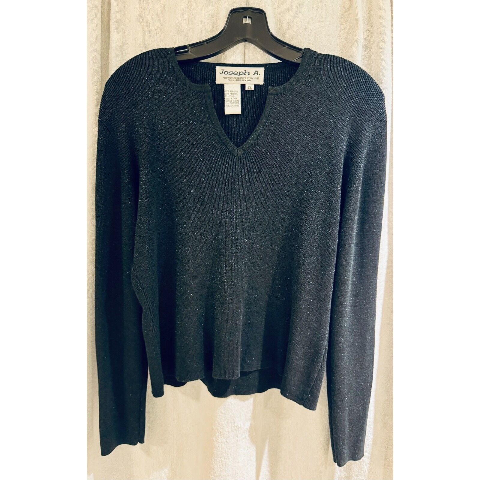 José. Suéter Pull-Over A qu'est ce que c'es Seda/Metálico L/S XL Brilla