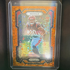 Panini 2023 Prizm Chase Brown Rookie #318 Cincinnati Bengals Football Card. rookie card picture