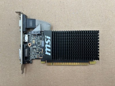 MSI GEFORCE GT 710 1GD3H LP FANLESS PCI-E LOW PROFILE VIDEO GRAPHICS CARD