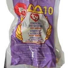 1999 McDonalds TY Stretchy The Ostrich 10 New in Package