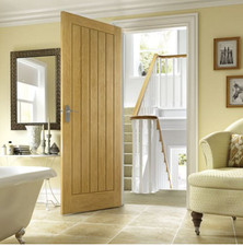 Cottage Door Fully Finished - Wickes Geneva Oak Veneer - 1981 x 762mm x 35mm
