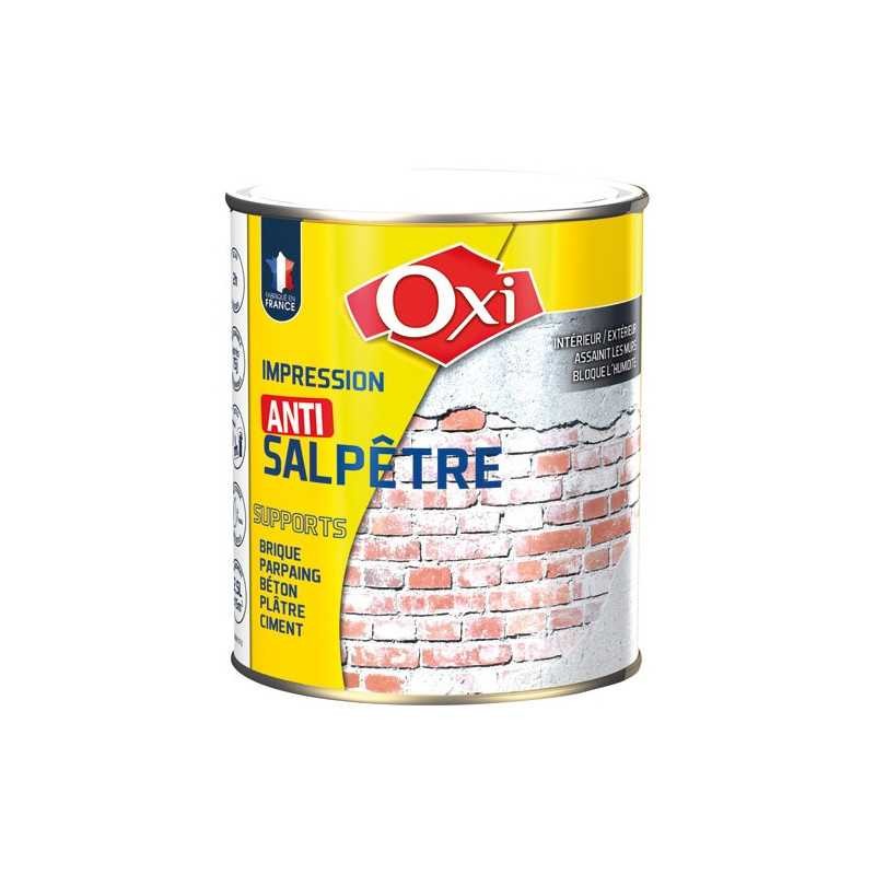 Peinture de rénovation cave et sous-sol humide Oxi anti-salpêtre 2.5L