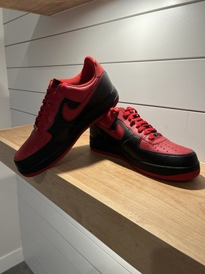 Nike Air Force 1 Low Varsity Red Black 2007 317295-661 Size 14 Rare Vintage AF1
