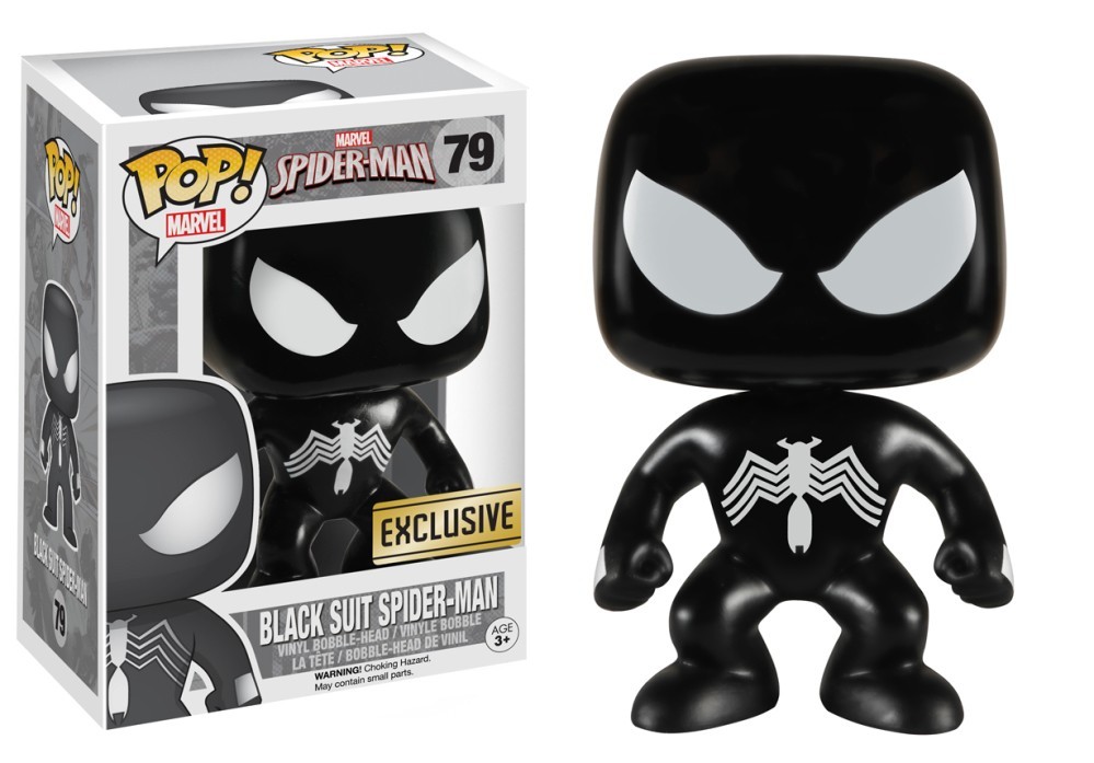 Funko POP! Marvel Spider-Man Black Suit #79 Walgreens Exclus