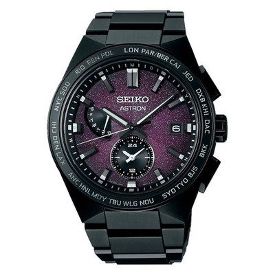 Seiko Astron NEXTER 2022 Limited Ed All Black Purple 500 pcs Used