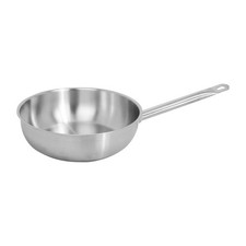 Stainless Steel Heavy Duty Induction Saute Pan With Frim Steel Handle 20, 24CM