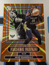 2025 Donruss WNBA Franchise Features Arike Ogunbowale #2 Orange Laser /399 Wings