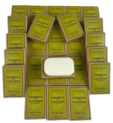 Crabtree & Evelyn Verbena Lavender Soap 25x 1oz Bars NEW Bulk Discontinued