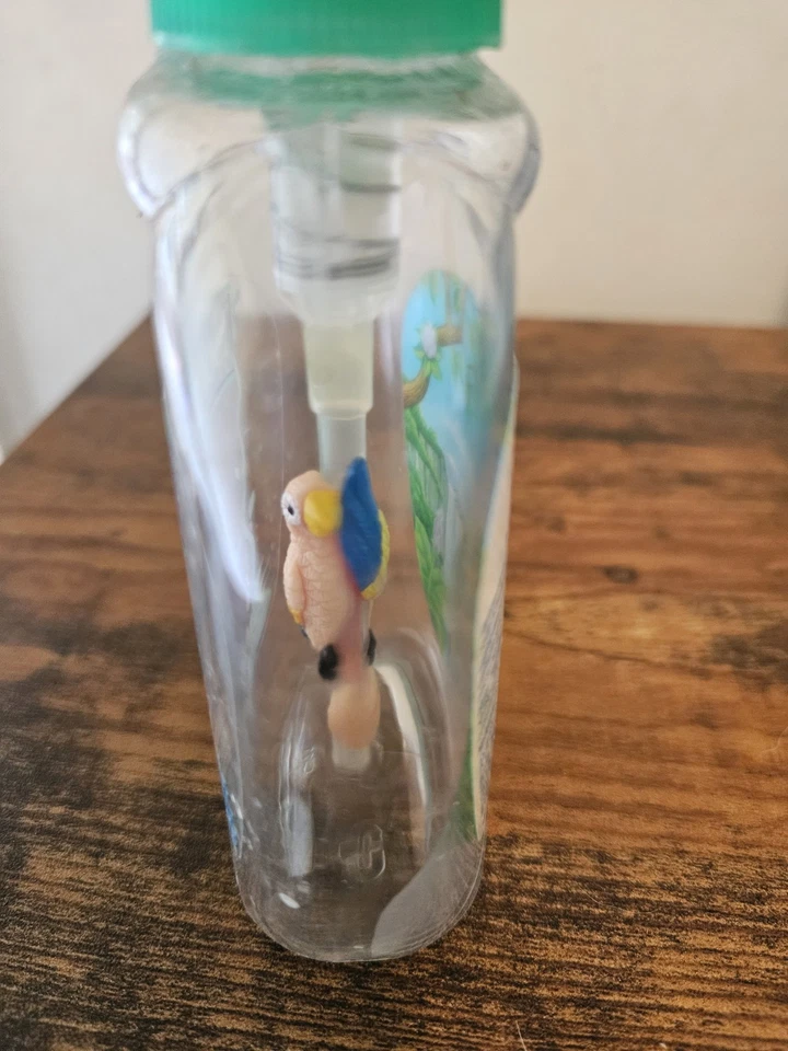 SoftSoap Hand Soap Dispenser Red Parrot Animal Inside Bottle - Vintage - Empty - Image 2 of 4