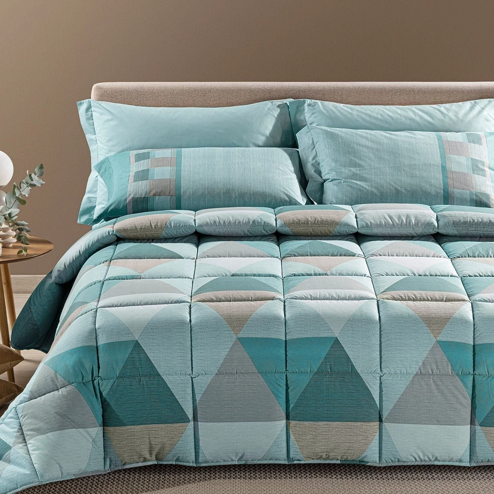 TRAPUNTA/PIUMONE MATRIMONIALE DUE PIAZZE CALEFFI "LONDRA" OFFERTA!!! - Immagine 2 di 4