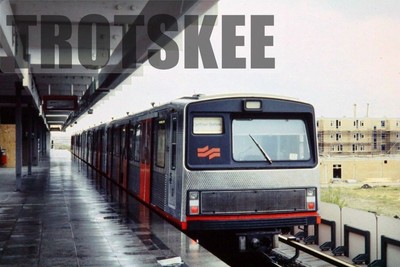35mm Slide HOLLAND Amsterdam Metro Electric Railcar 1985 Original Netherlands