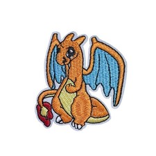 Charizard Embroidered Patch   Pokemon Cartoon Patch