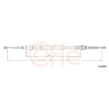 2x Handbremsseil hinten für Peugeot 307 3A/C 3E CC 3B SW 3H | 24395753