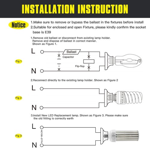 【2 PACK】160W LED Corn Bulb 5000K for Store Factory Workshop Open Fixture Light - Picture 8 of 12
