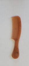 Goody Vintage Hair Comb 6.5" Wide Tooth Brown Faux Tortoise Shell