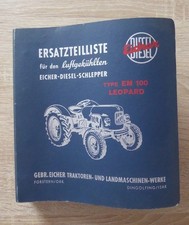 Eicher Schlepper EM100 Leopard Ersatzteilkatalog