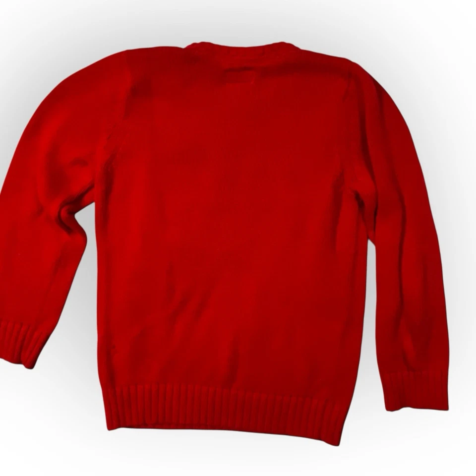 Suéter OshKosh B'gosh Niños Rojo Invierno Tejido Tren Vacaciones Navidad Talla 7 Foto 3 de 4