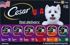 Cesar Wet Dog Food Classic Loaf in Sauce Grilled Chicken, Filet Mignon, Porterho